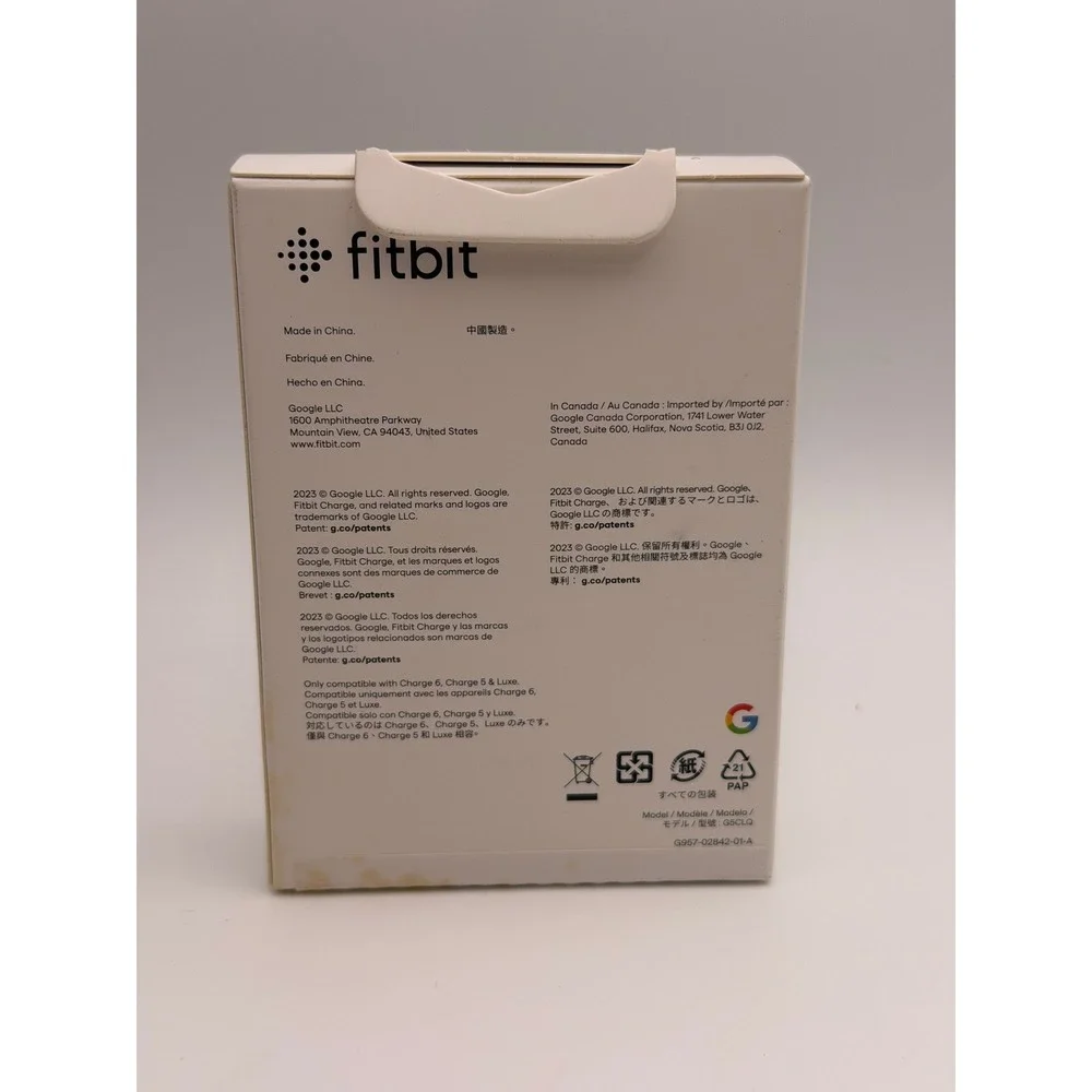 NIB Fitbit Charging Cable for Charge 5 Charge6 & Luxe Black USB Magnetic GA04944
